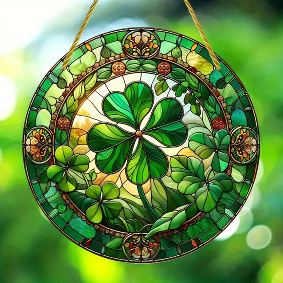 4 leaf Clover Suncatcher - Acrylic - Picture 1 of 4